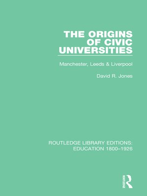 cover image of The Origins of Civic Universities